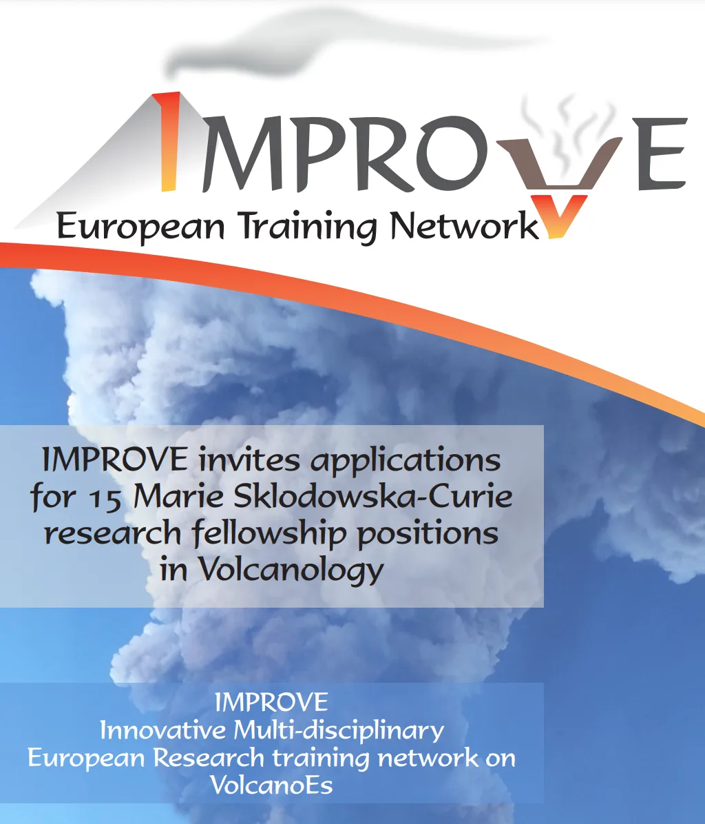 IMPROVE opens applications for 15 Marie Sklodowska-Curie research fellowship positions in Volcanology
