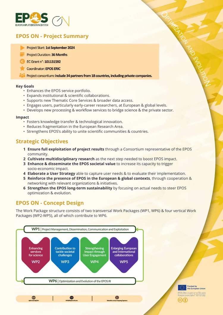 EPOS ON leaflet