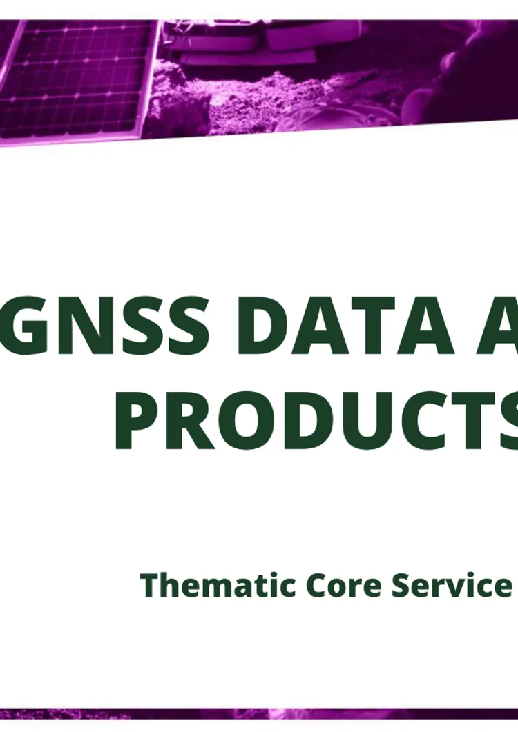 GNSS Data and Products