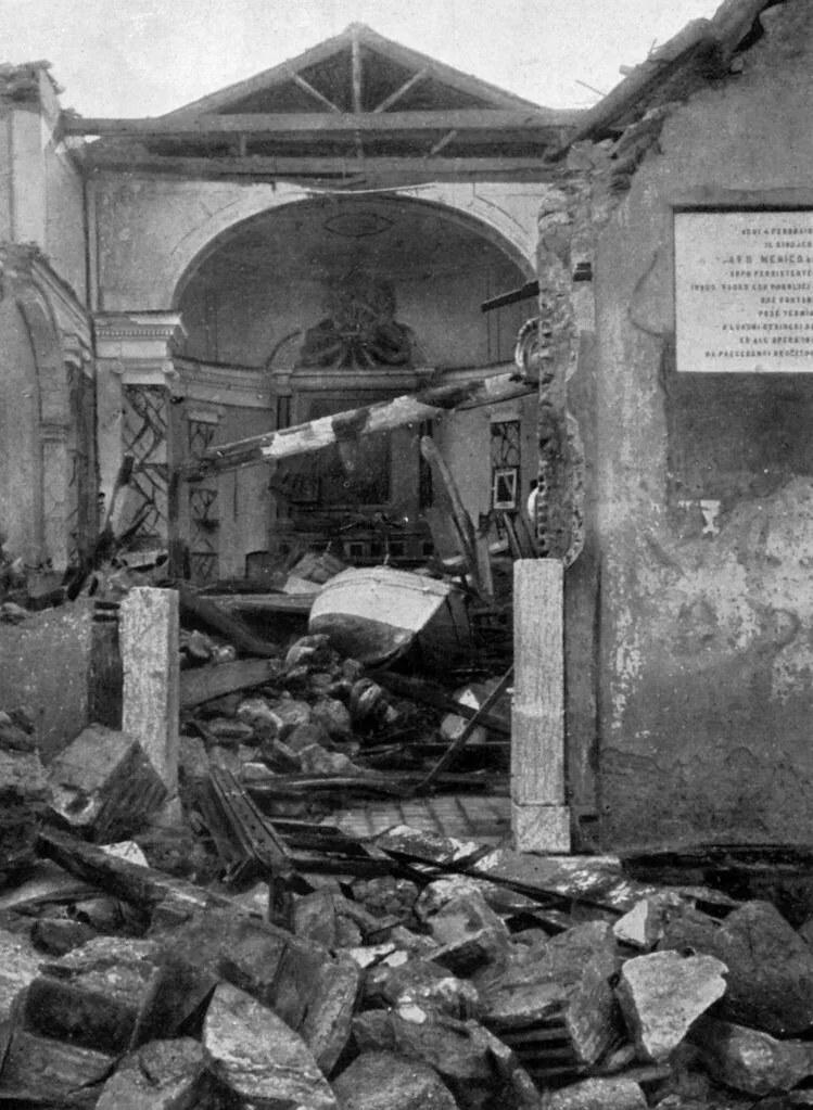Calabria_Italy_Madonnella Church in Pellaro (RC)_(Platania G., 1908)_1908 Tsunami