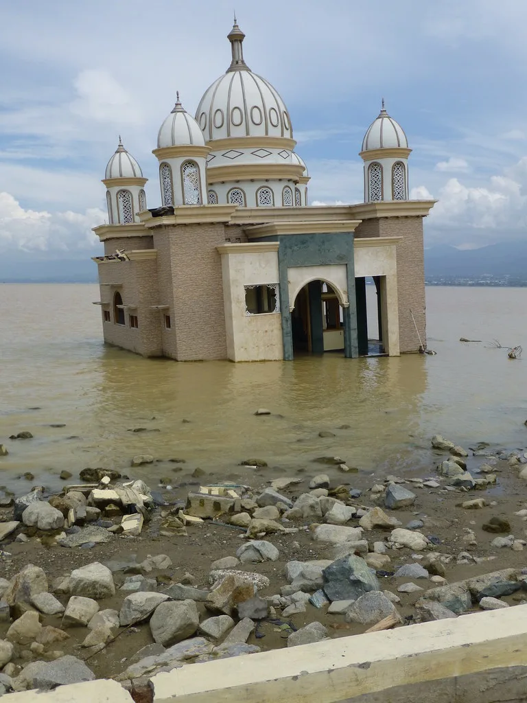 Masjid Apung Mosque in Palu, Indonesia 2018