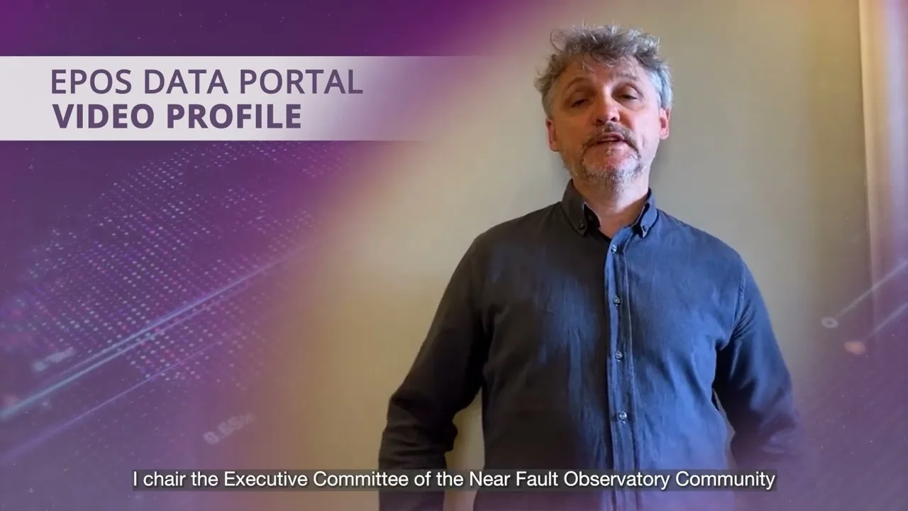 Fermo immagine del video «EPOS Data Portal Profiles | Lauro Chiaraluce»